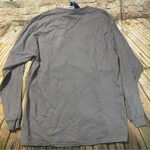 NWT Simply Southern Gray Long Sleeve Deer Winter T Shirt - Picture 3 of 4